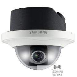 Samsung SND-3082FP Цветная сетевая купольная  видеокамера с функцией день-ночь (эл. мех. ИК фильтр) 1/<wbr>3" Super HAD PS CCD, 704x576, 0.4/<wbr>0.12/<wbr>0.005лк,  АРД, f=2.8mm ~ 11mm (F1.2-2,8), BLC, WB, AGC, OSD,