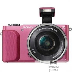 Sony Alpha A5000LP kit ( E PZ 16-50 мм F3.5-5.6 OSS) [ILCE5000LP. CEC] розовый