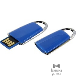 USB 2.0 ICONIK PL-LOCKB-8GB ЗАМОК синий под нанесение логотипа 