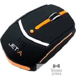 Jet. A Black Style OM-N2G Black Беспроводная мышь для ноутбука 1000 DPI, мини USB приемник, радиус действия до 10 м 
