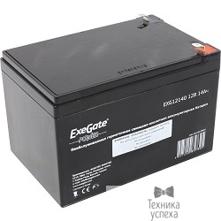 Exegate EP234539RUS Аккумуляторная батарея  Exegate EG14-12 / EXG12140, 12В 14Ач, клеммы F1 (универсальные)