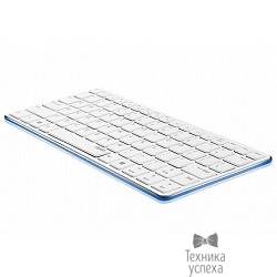 Клавиатура Rapoo E6350 синий беспроводная BT slim