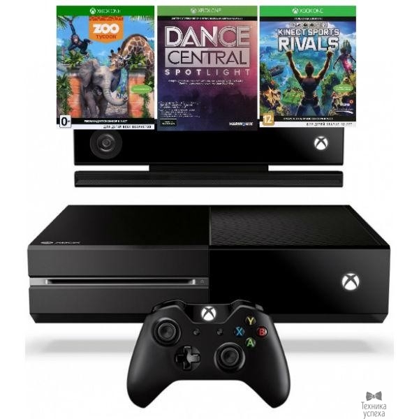 MICROSOFT Xbox One 500 GB + Kinect + DCS, KSR, Zoo Tycoon [6QZ-00088]