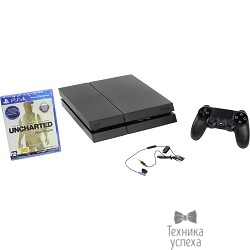 Sony PlayStation 4 1TB матовая черная+ Uncharted [ConPS422]