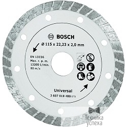 Bosch 2607019480 Алм. отр. круг 115 мм стр. мат. турбо